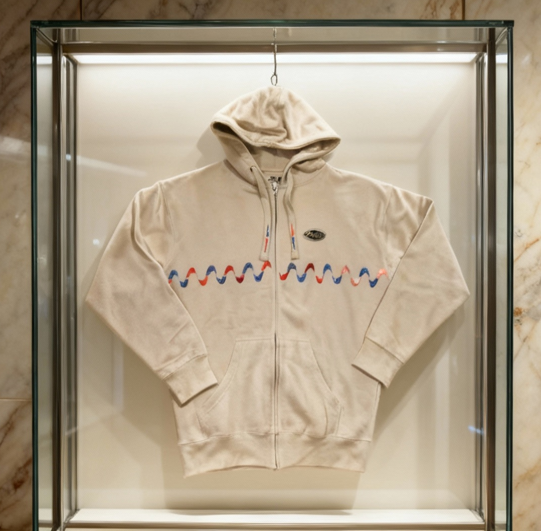 JATINI ONE OF ONE PREMIUM ZIP-UP HOODIE SIZE-LARGE