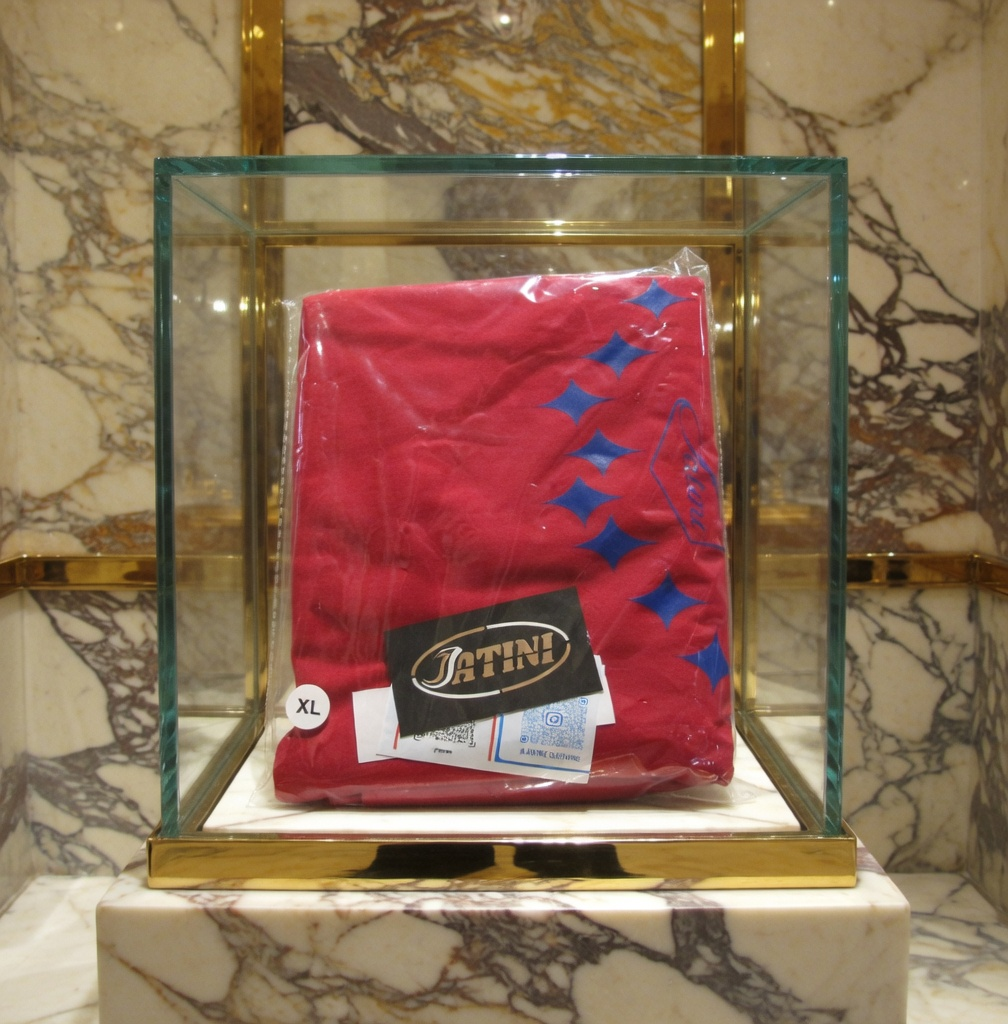 JATINI ONE OF ONE SIGNATURE TEE. SIZE-XLARGE