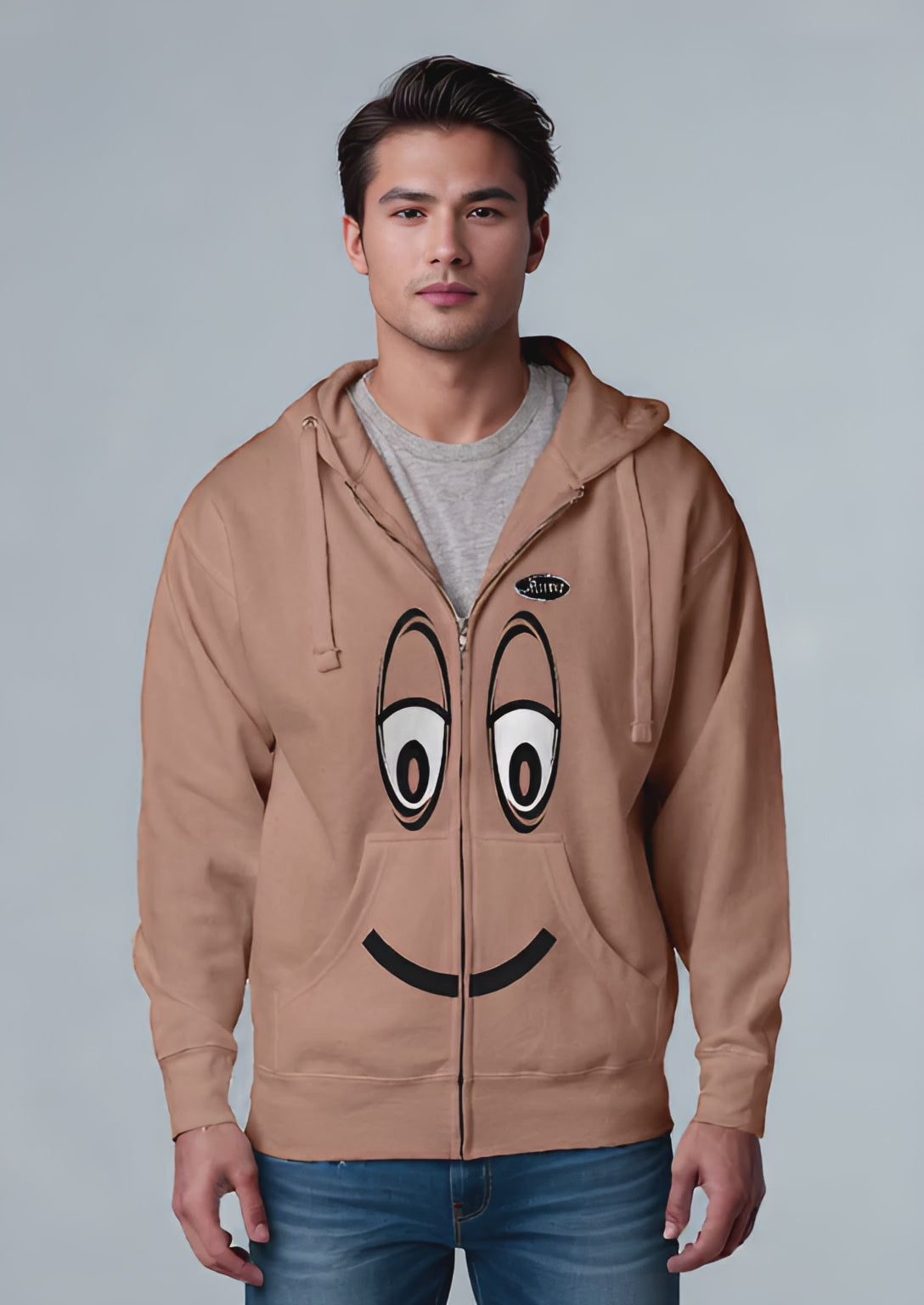 Jatini One of one Premium Crooked Smile Hoodie