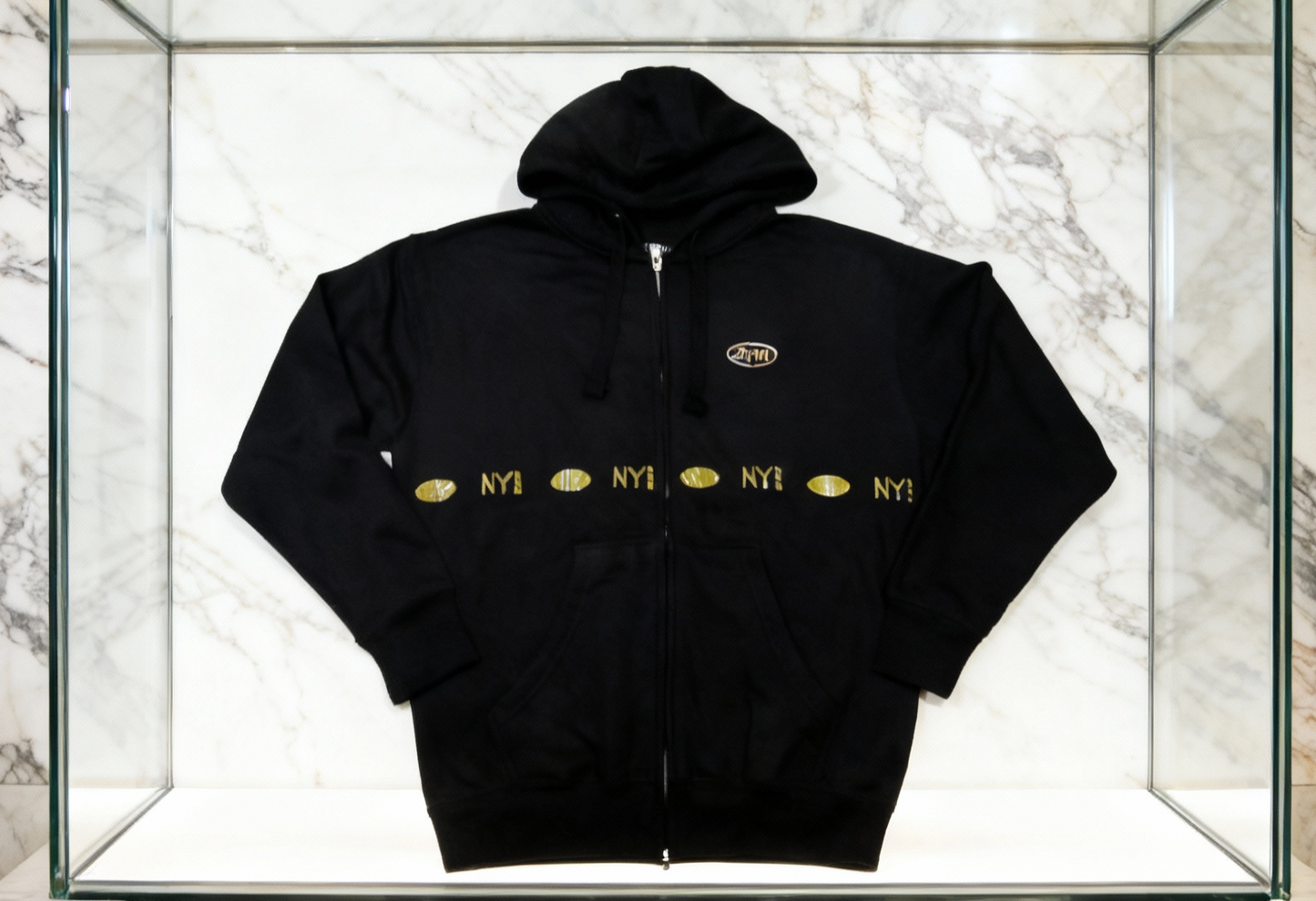 Jatini- One of one reflective new york  premium hoodie