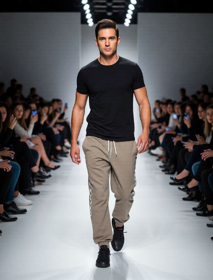 Jatini- One of one reflective jogger pants