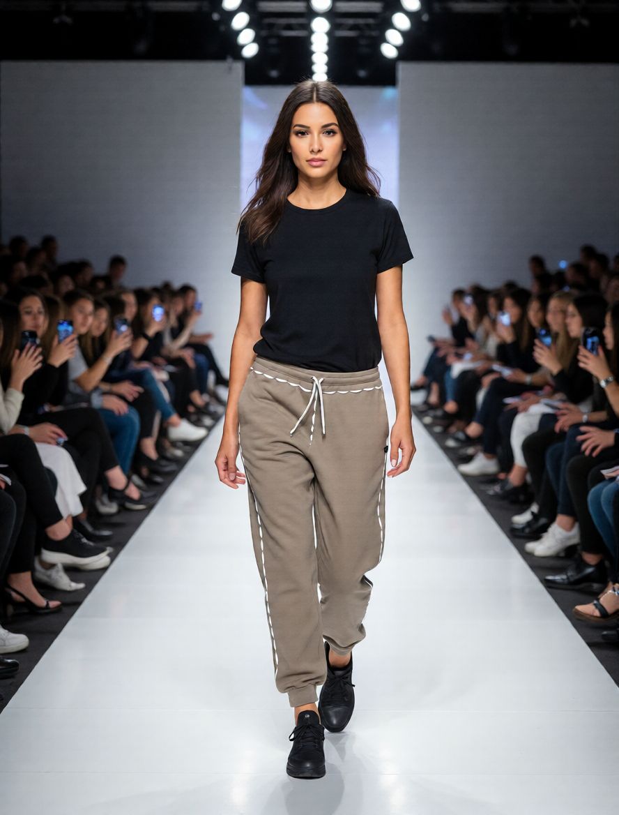 Jatini- One of one reflective jogger pants