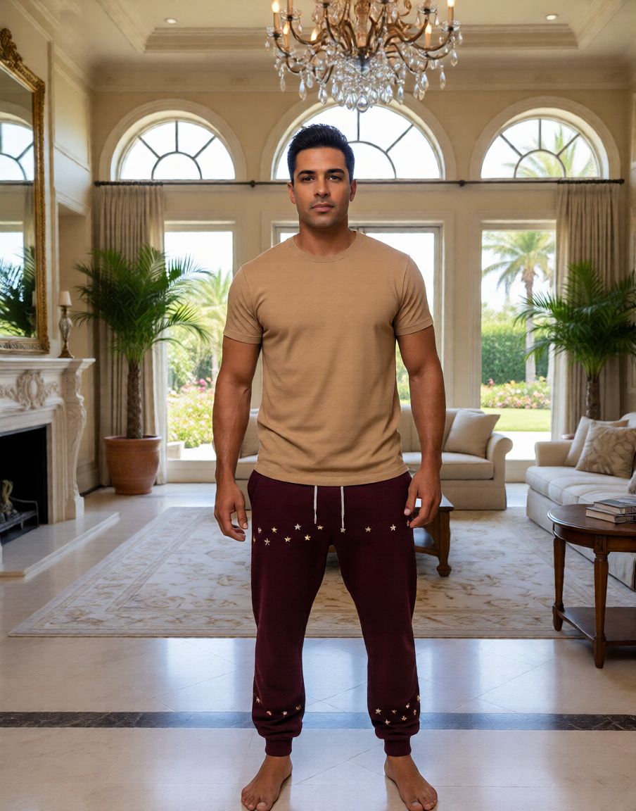 Jatini- One of one reflective jogger pants