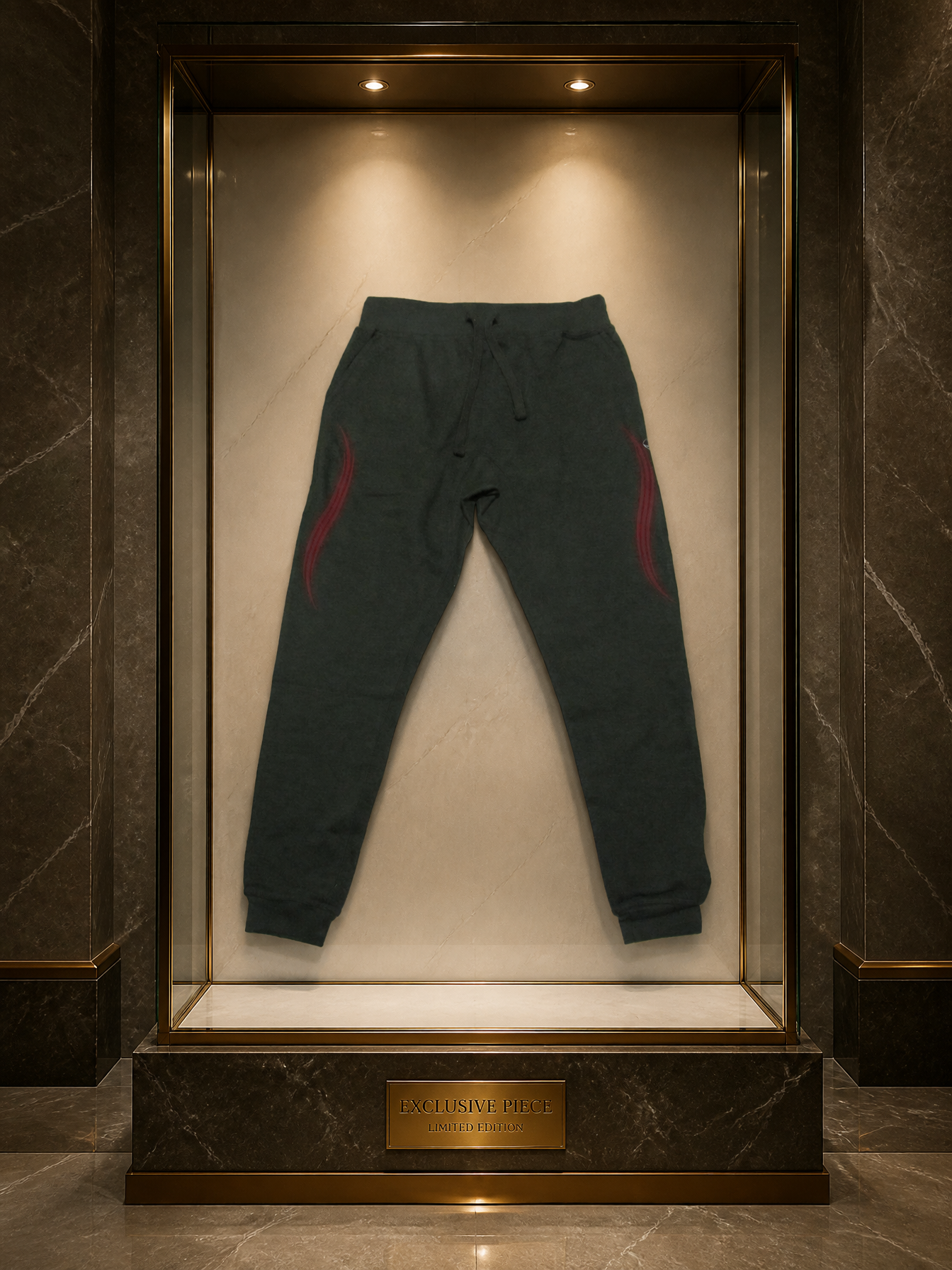 JATINI ONE OF ONE JOGGER PANTS. SIZE-LARGE
