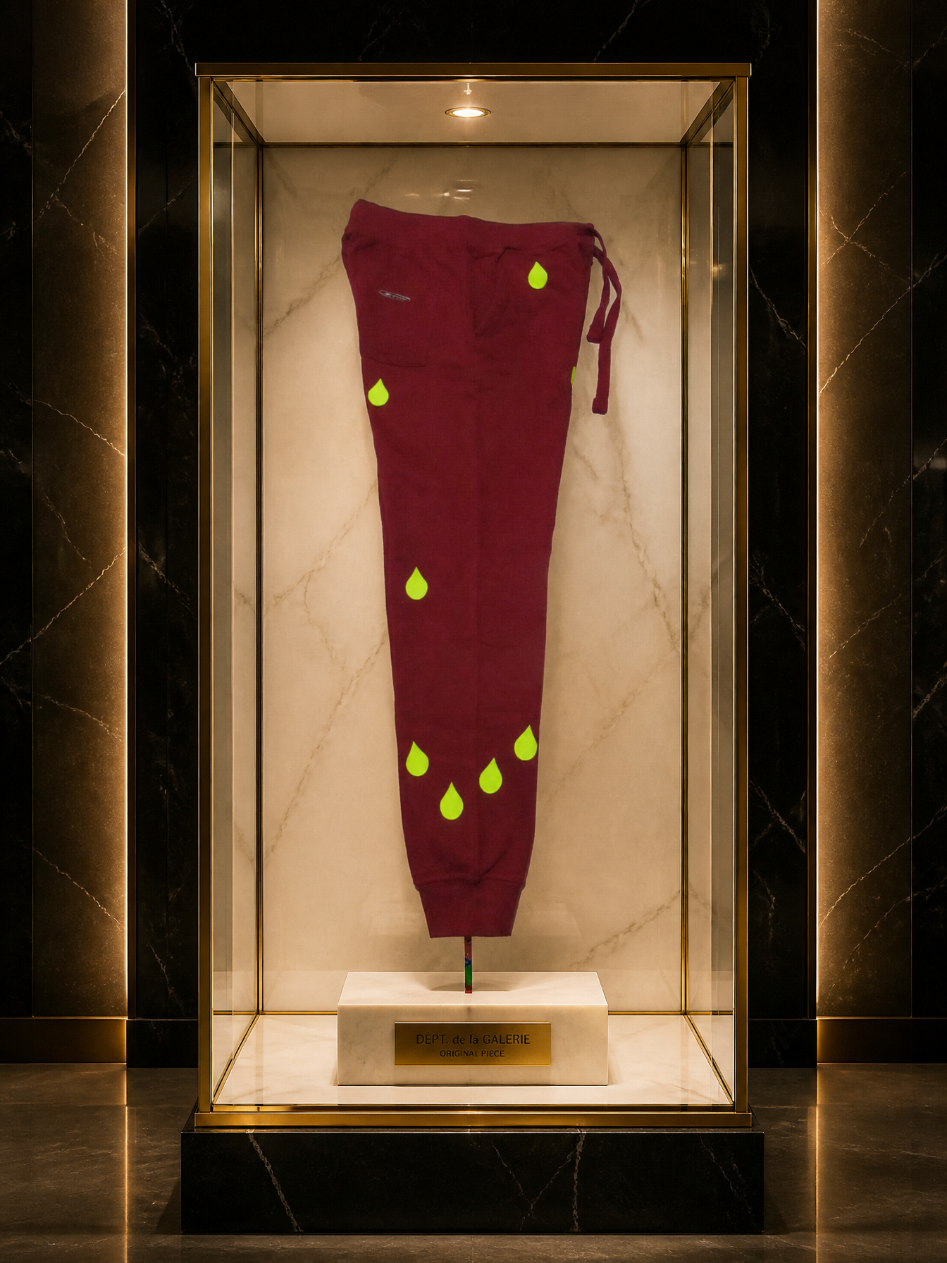 JATINI ONE OF ONE JOGGER PANTS. SIZE-MEDIUM