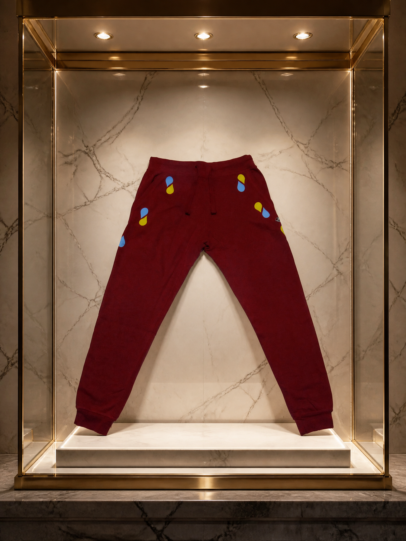JATINI ONE OF ONE JOGGER PANTS. SIZE-LARGE