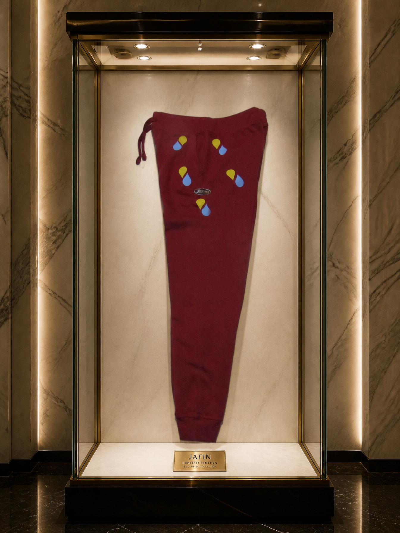 JATINI ONE OF ONE JOGGER PANTS. SIZE-LARGE
