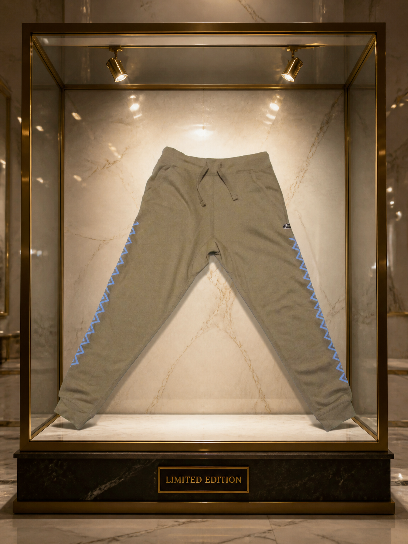 JATINI ONE OF ONE JOGGER PANTS. SIZE-LARGE