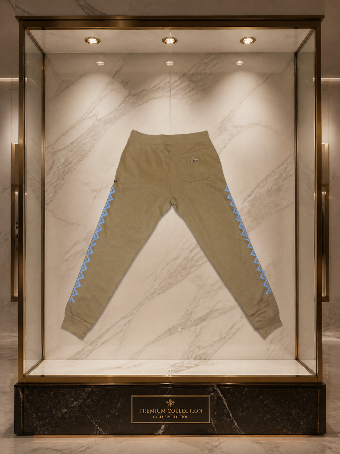 JATINI ONE OF ONE JOGGER PANTS. SIZE-LARGE