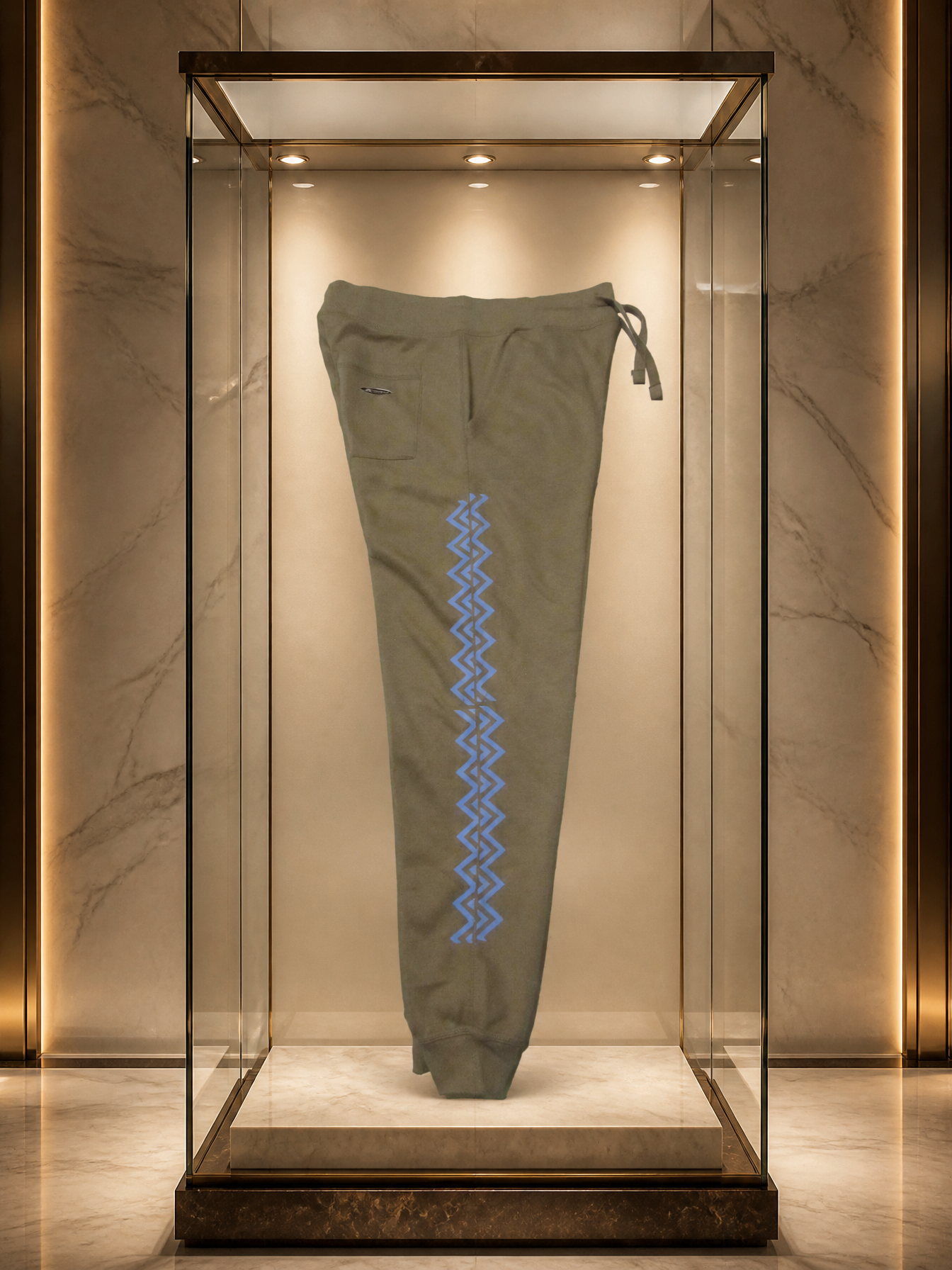 JATINI ONE OF ONE JOGGER PANTS. SIZE-LARGE