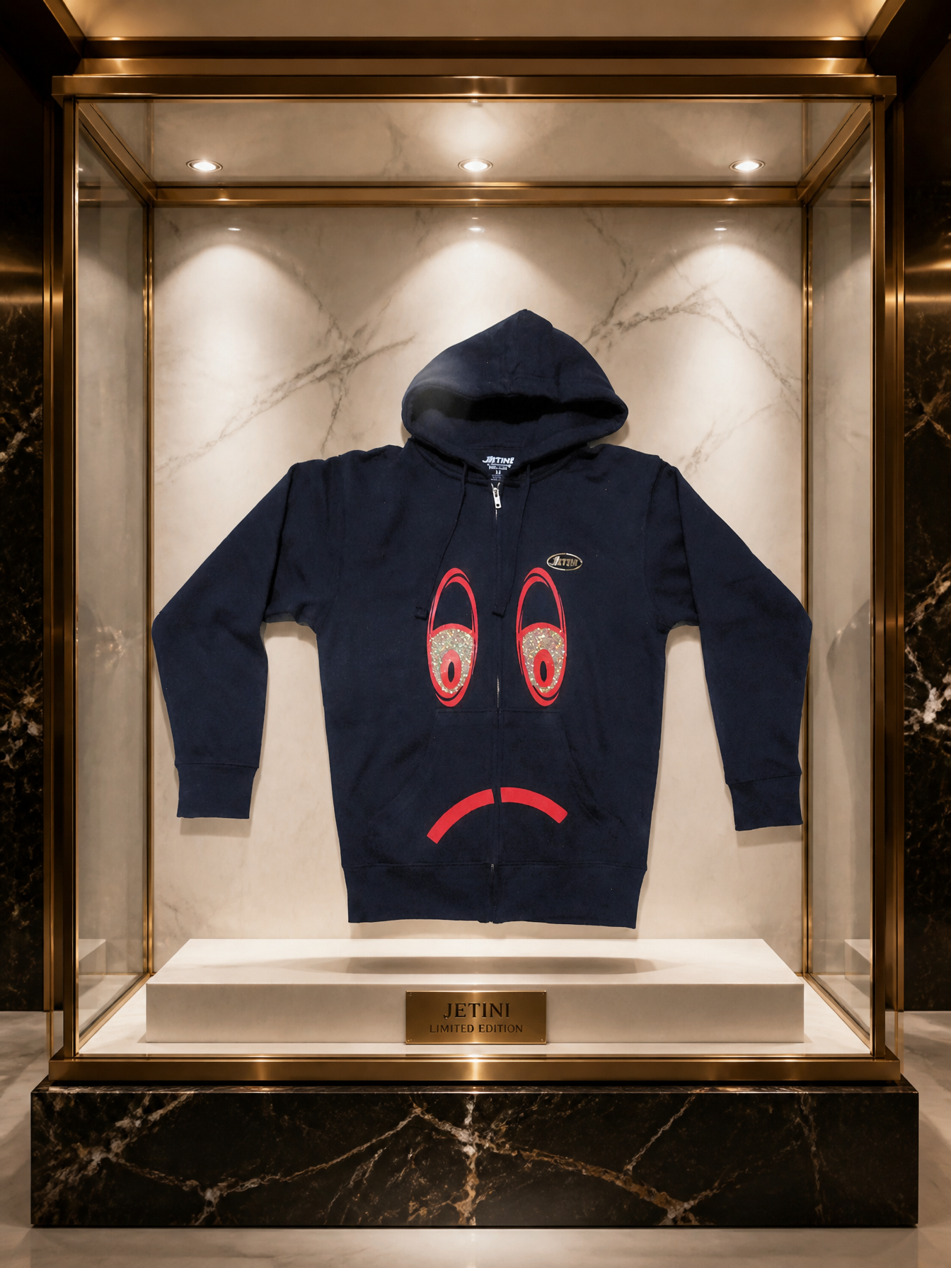 JATINI ONE OF ONE HOODIE. SIZE-MEDIUM