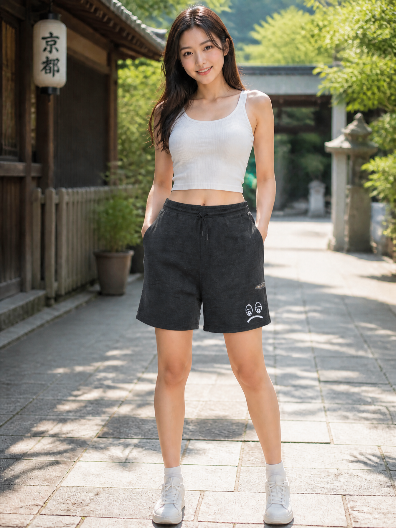 JATINI ONE OF ONE SHORTS. SIZE 2-XLARGE