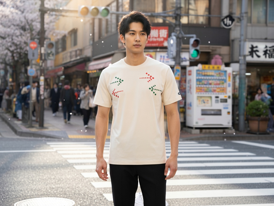 JATINI ONE OF ONE CLASSIC TEE. SIZE-MEDIUM