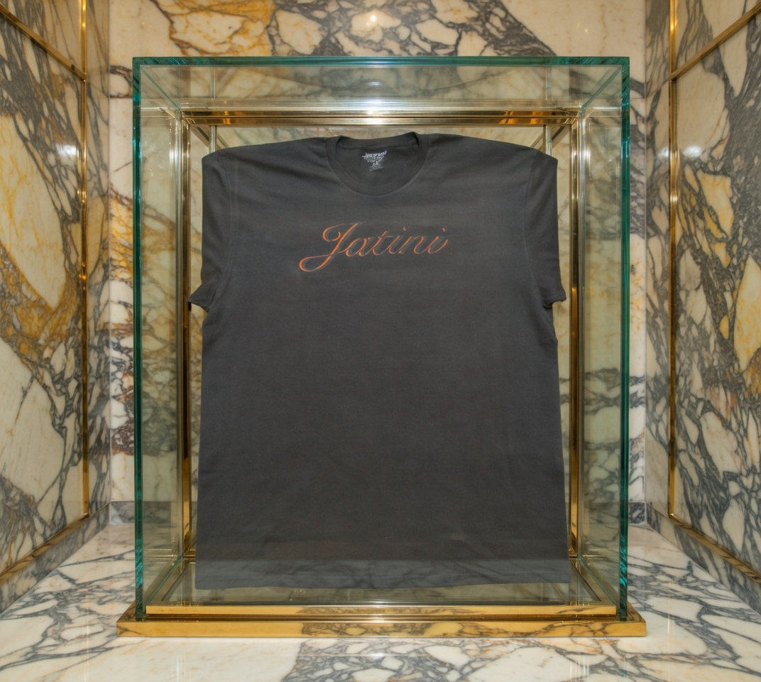 JATINI ONE OF ONE REFLECTIVE TEE. SIZE. 2X-LARGE