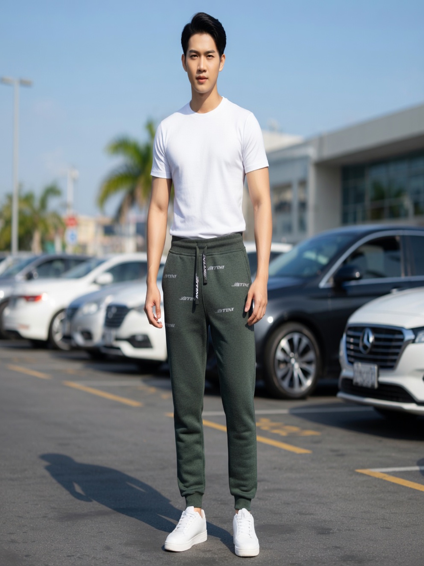 JATINI ONE OF ONE JOGGER PANTS. SIZE-XLARGE