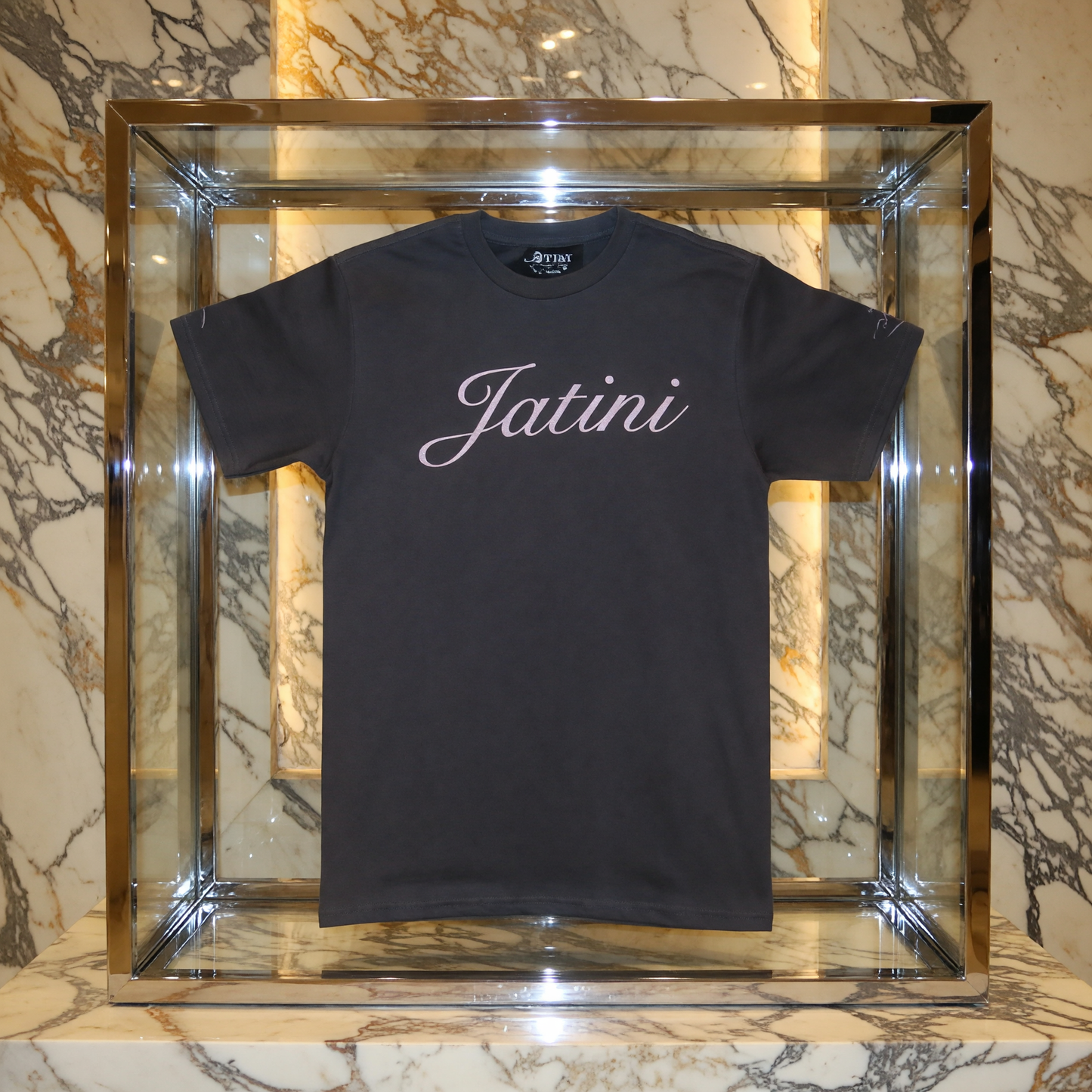 JATINI ONE OF ONE SIGNATURE TEE. SIZE-SMALL