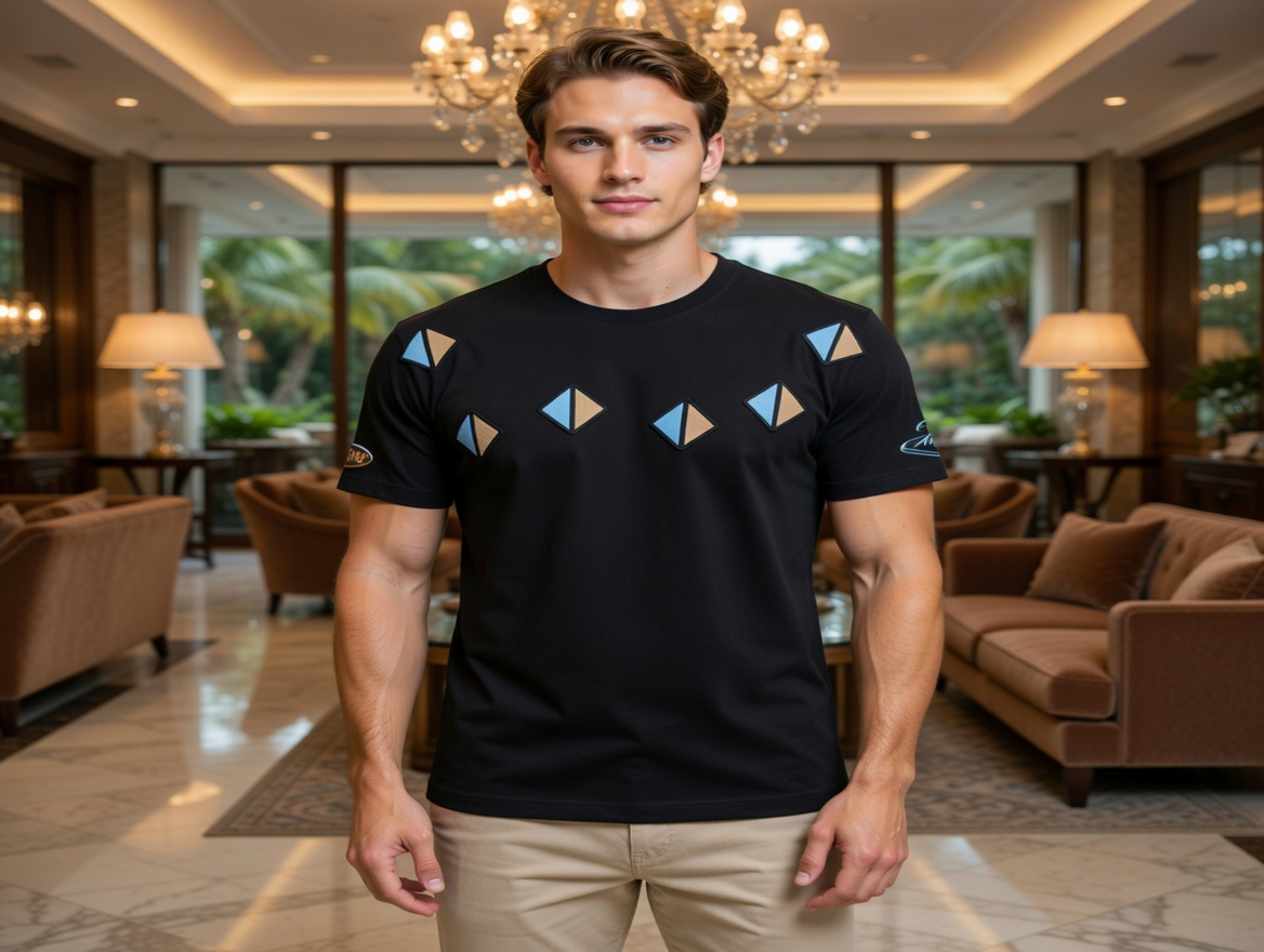 JATINI ONE OF ONE SIGNATURE TEE. SIZE-MEDIUM