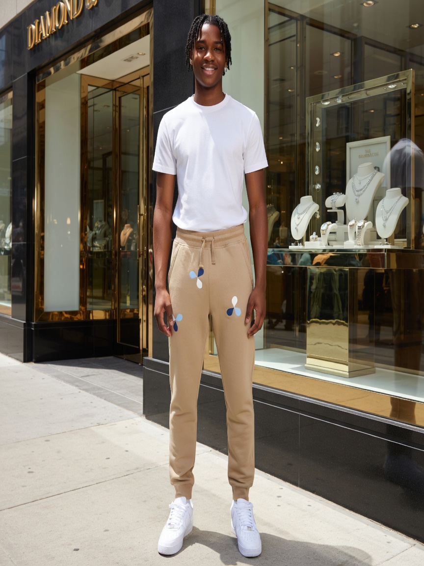 JATINI ONE OF ONE JOGGER PANTS. SIZE-XLARGE