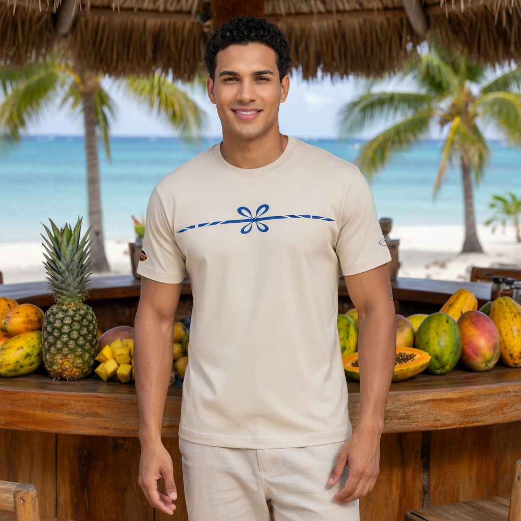 JATINI ONE OF ONE SIGNATURE TEE. SIZE-LARGE
