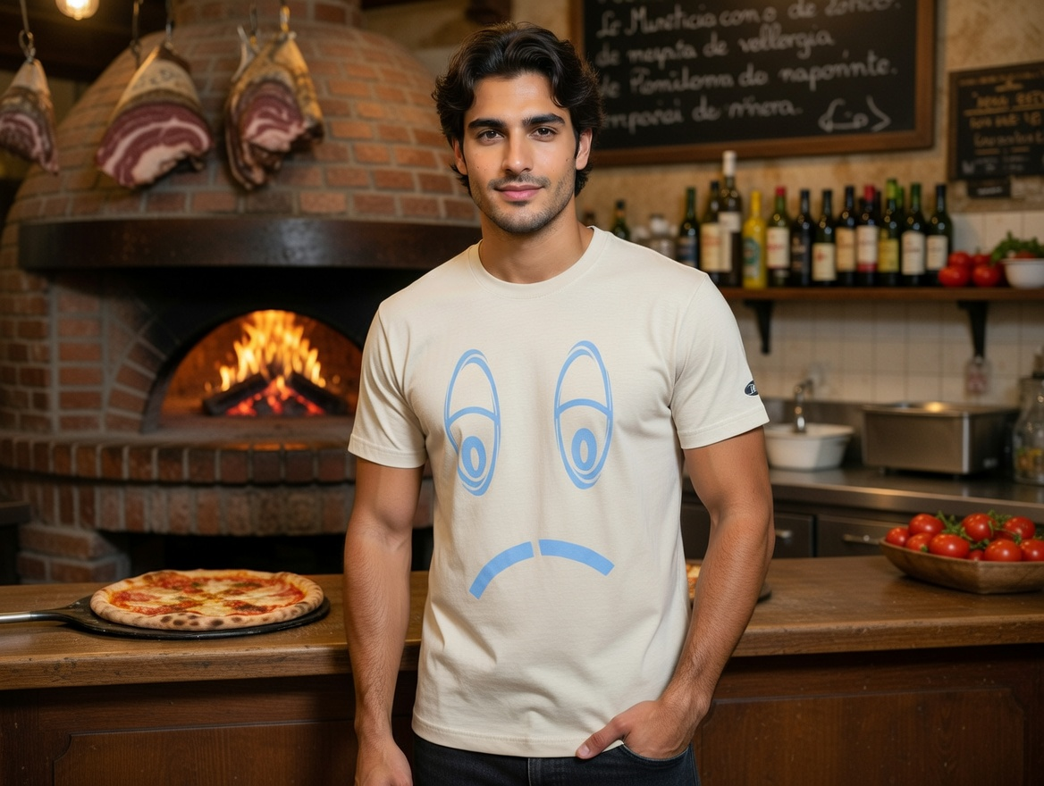 JATINI ONE OF ONE CLASSIC TEE. SIZE-SMALL