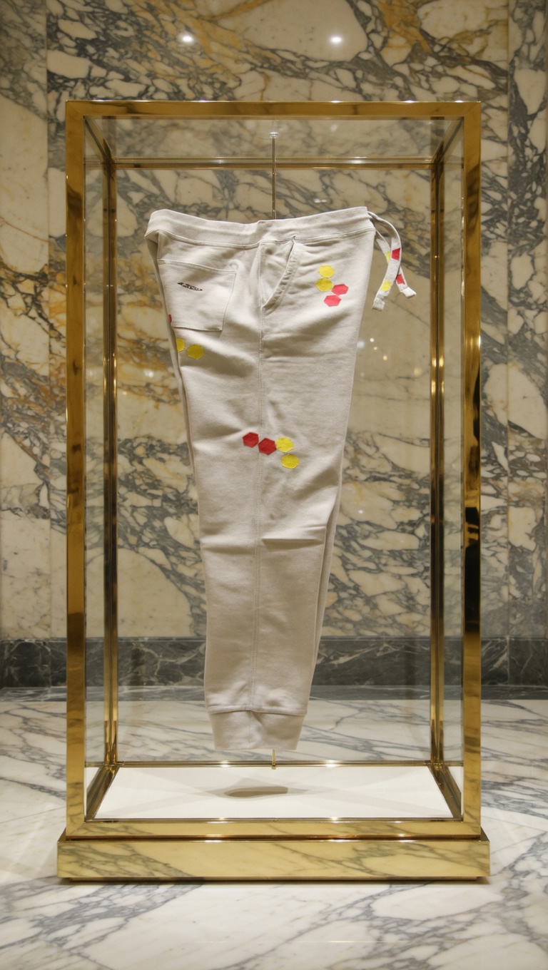JATINI ONE OF ONE JOGGER PANTS. SIZE-MEDIUM