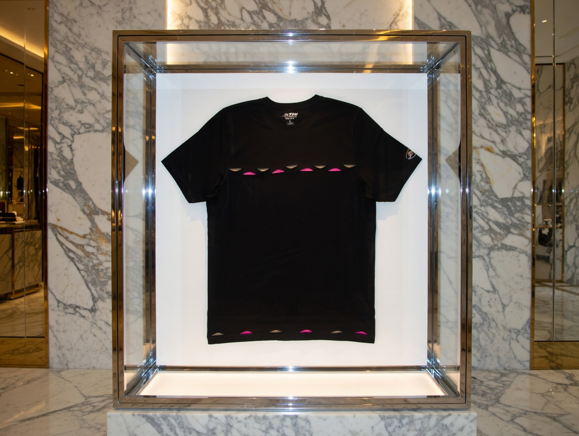 JATINI ONE OF ONE NEON TEE. SIZE-LARGE