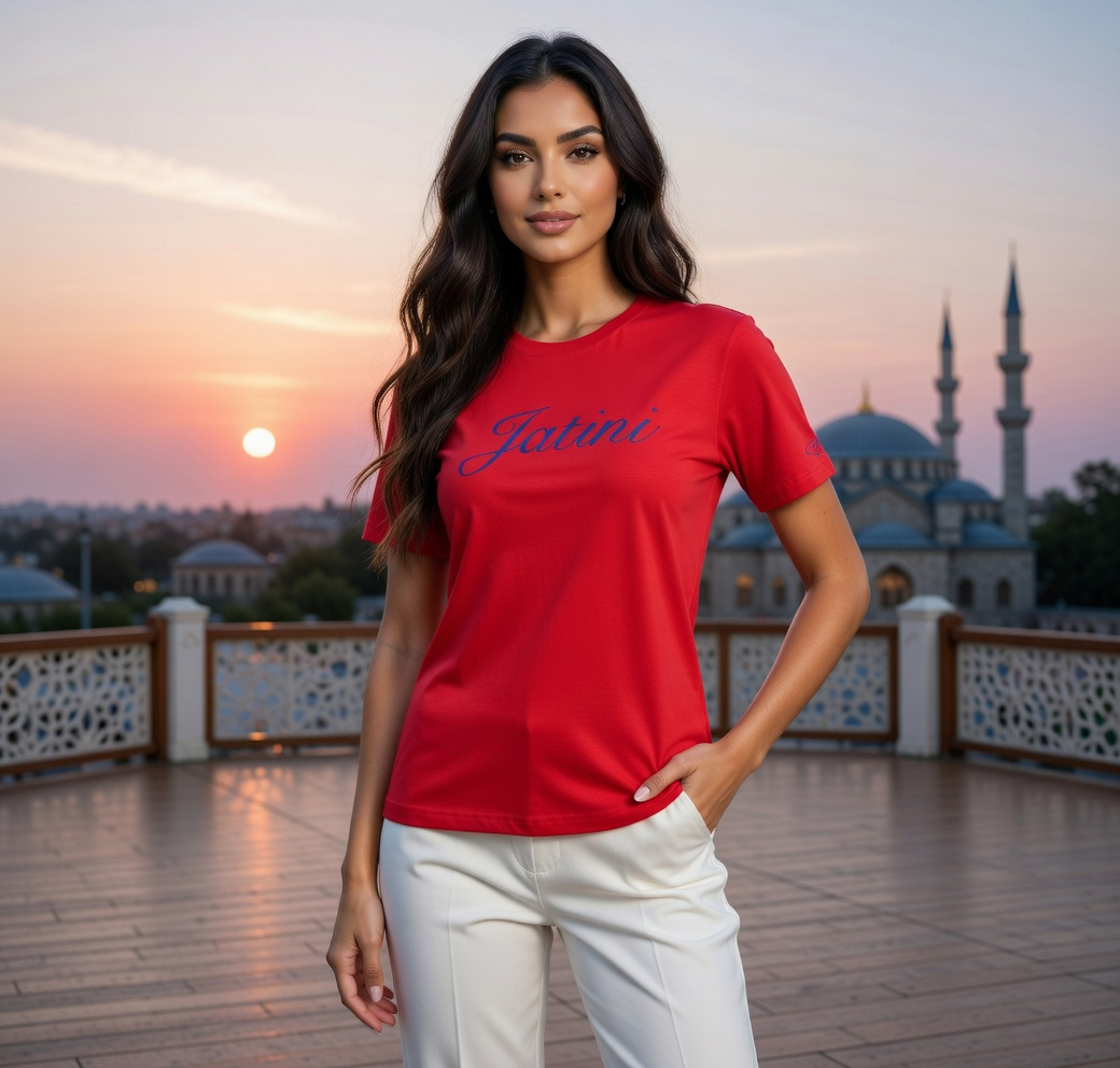 JATINI ONE OF ONE SIGNATURE TEE. SIZE 2X-LARGE