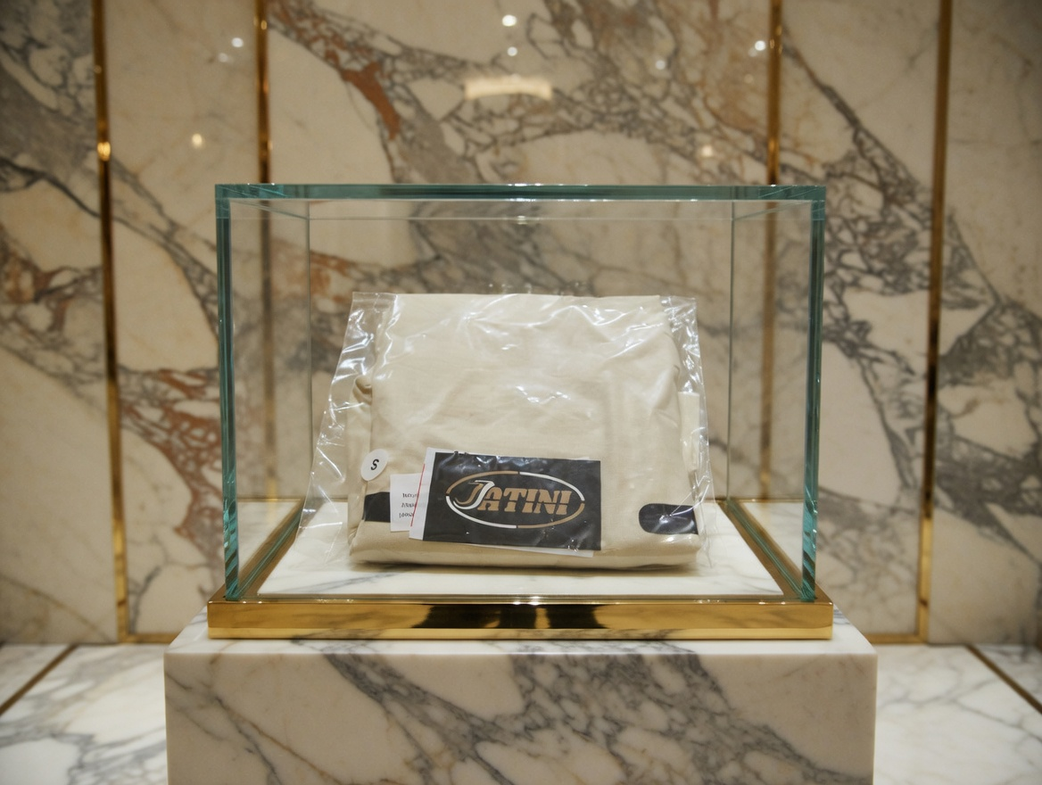 JATINI ONE OF ONE REFLECTIVE TEE. SIZE-SMALL