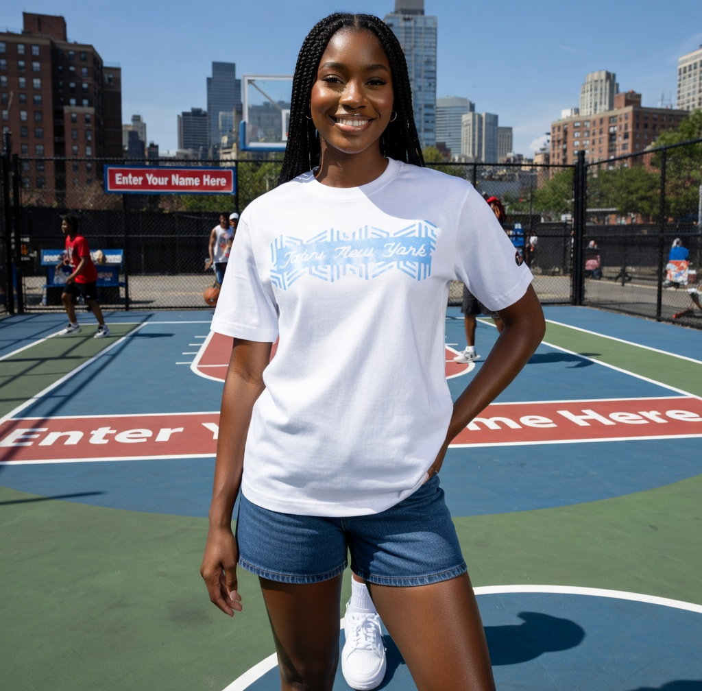 JATINI ONE OF ONE NEW YORK TEE. SIZE-SMALL