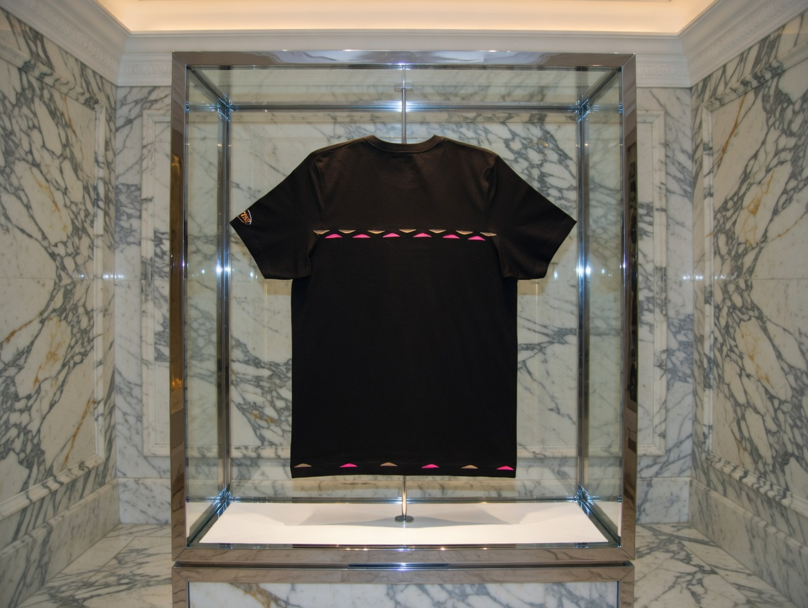 JATINI ONE OF ONE NEON TEE. SIZE-LARGE