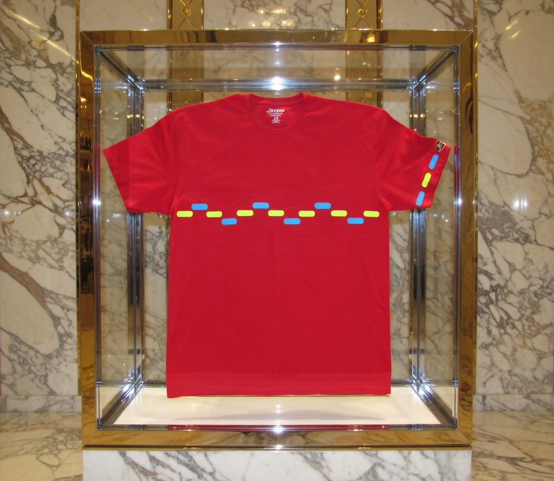 JATINI ONE OF ONE NEON TEE. SIZE 2X-LARGE