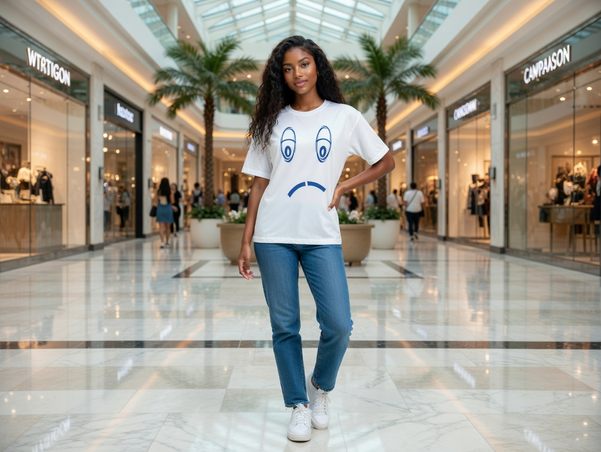JATINI ONE OF ONE CLASSIC TEE. SIZE 2X-LARGE