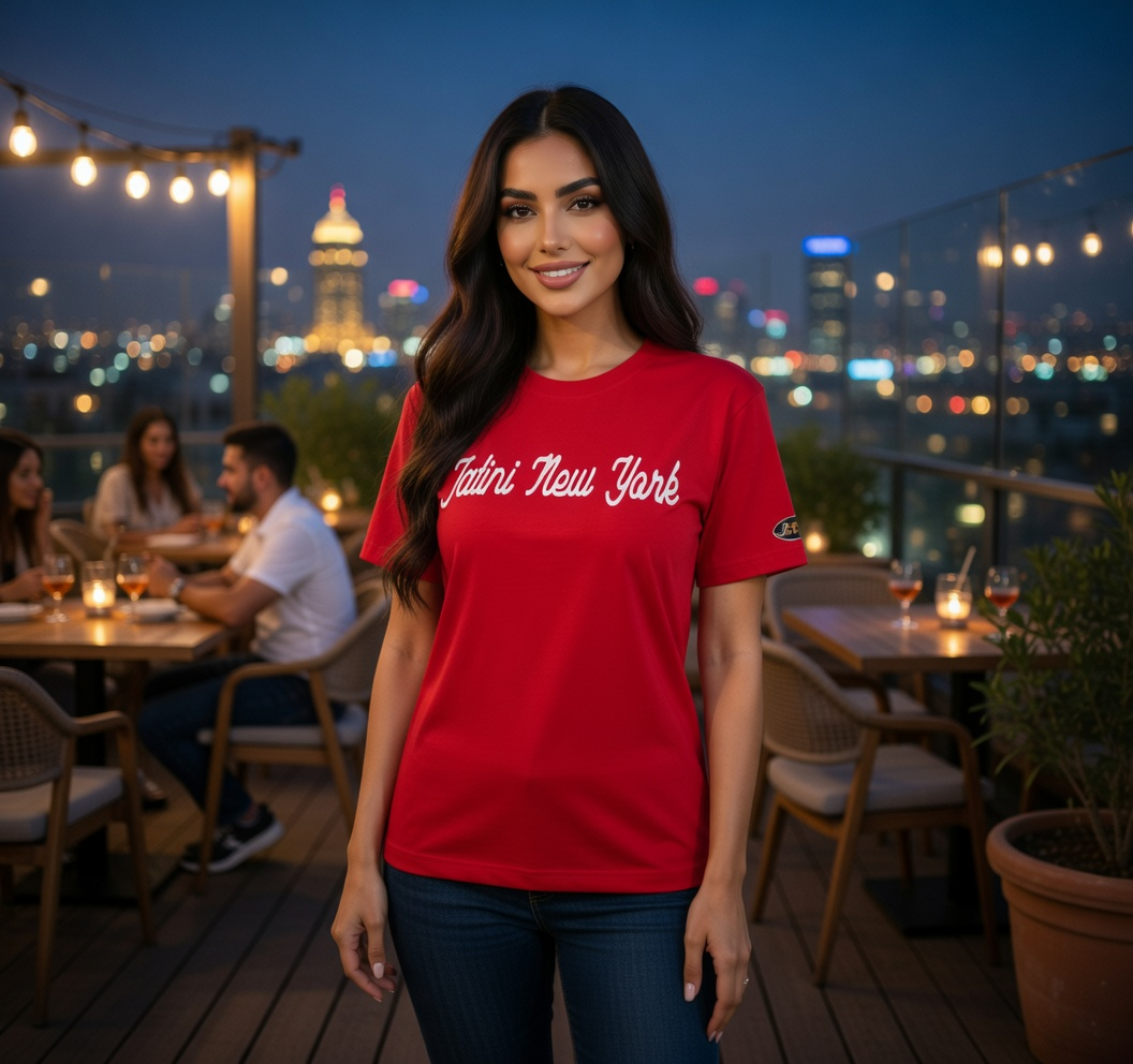 JATINI ONE OF ONE NEW YORK TEE. SIZE-SMALL