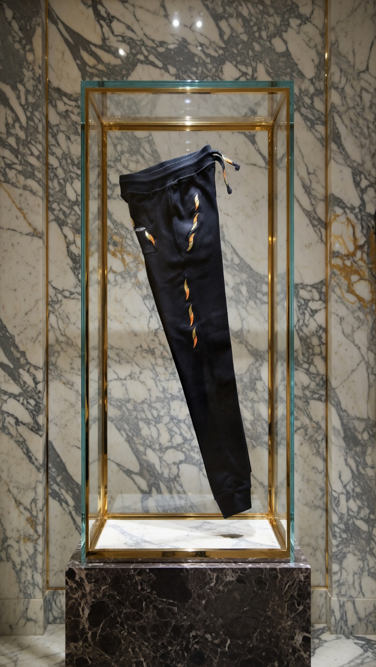 JATINI ONE OF ONE JOGGER PANTS. SIZE-MEDIUM