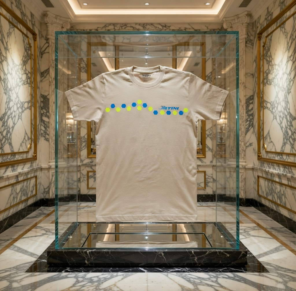 JATINI ONE OF ONE NEON TEE. SIZE-MEDIUM