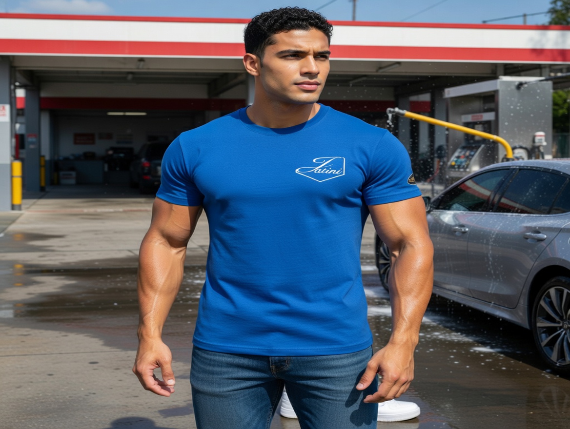 JATINI ONE OF ONE SIGNATURE TEE. SIZE-SMALL