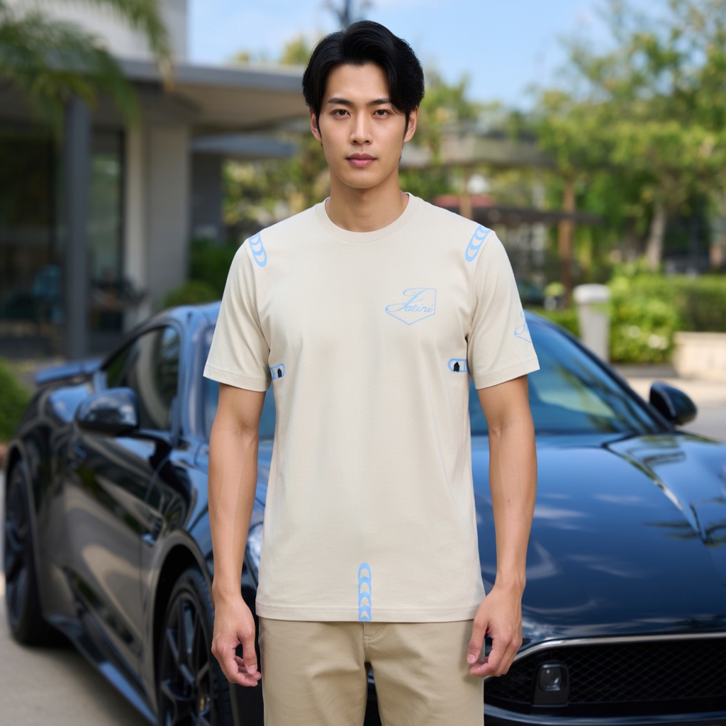JATINI ONE OF ONE SIGNATURE TEE. SIZE-XLARGE