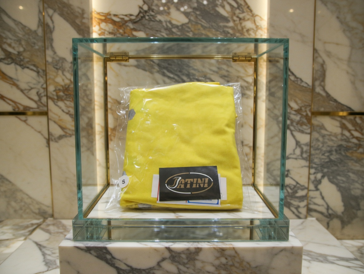 JATINI ONE OF ONE REFLECTIVE TEE. SIZE.-SMALL