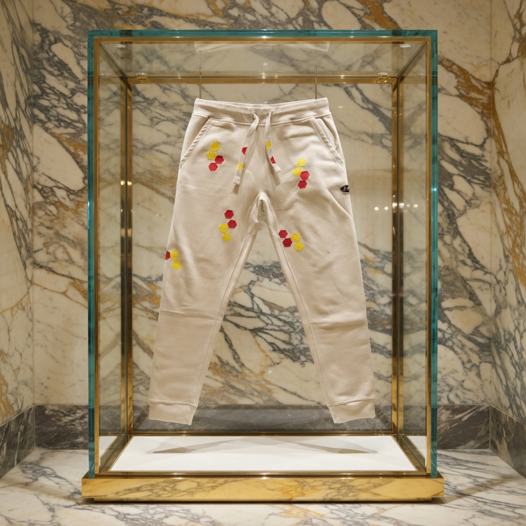 JATINI ONE OF ONE JOGGER PANTS. SIZE-MEDIUM