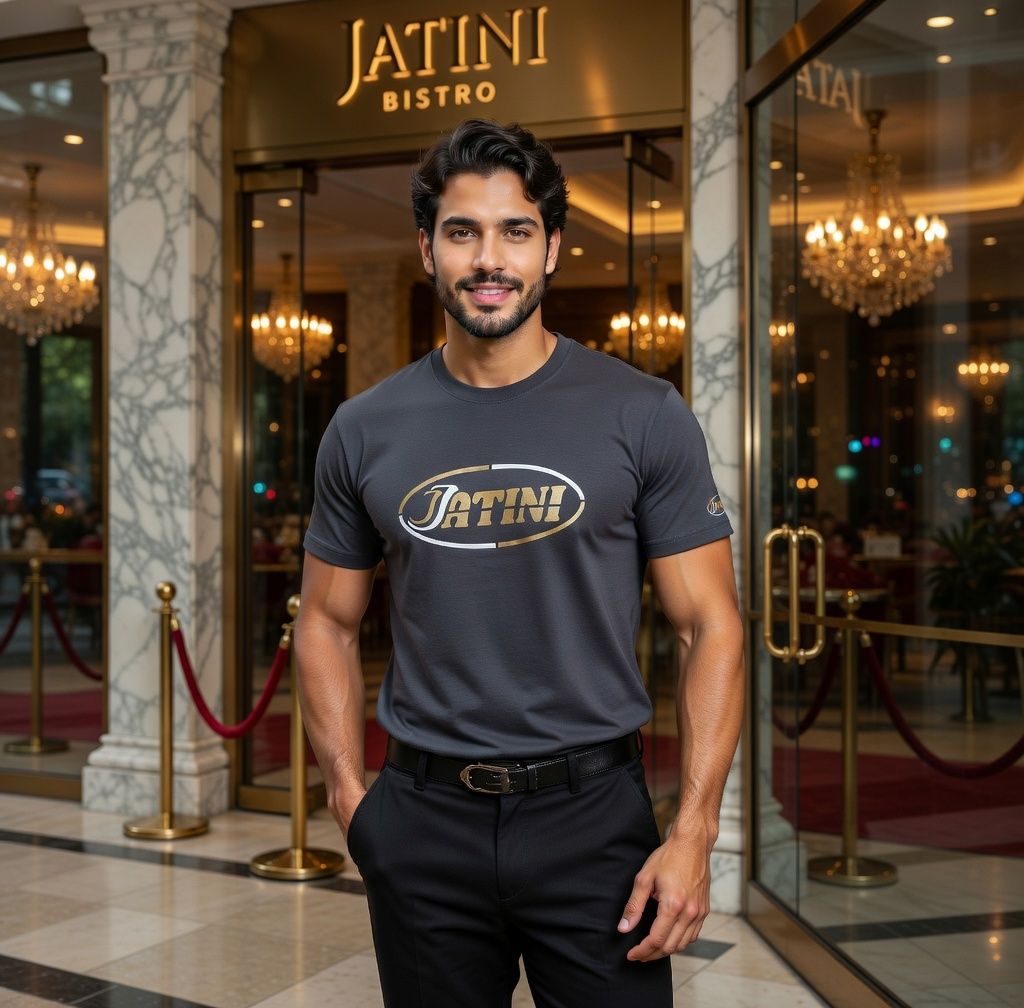 JATINI ONE OF ONE CLASSIC TEE. SIZE-MEDIUM
