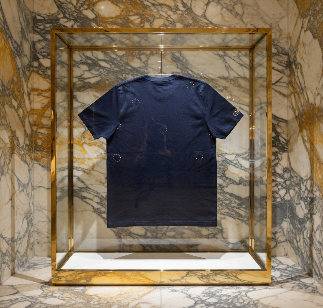 JATINI ONE OF ONE SIGNATURE TEE. SIZE-XLARGE