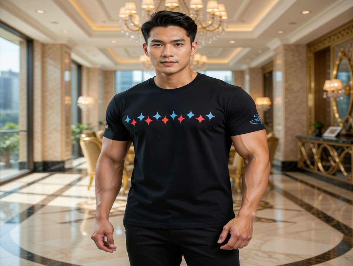 JATINI ONE OF ONE SIGNATURE TEE. SIZE-SMALL
