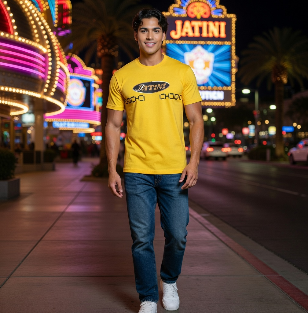 JATINI ONE OF ONE CLASSIC TEE. SIZE -LARGE