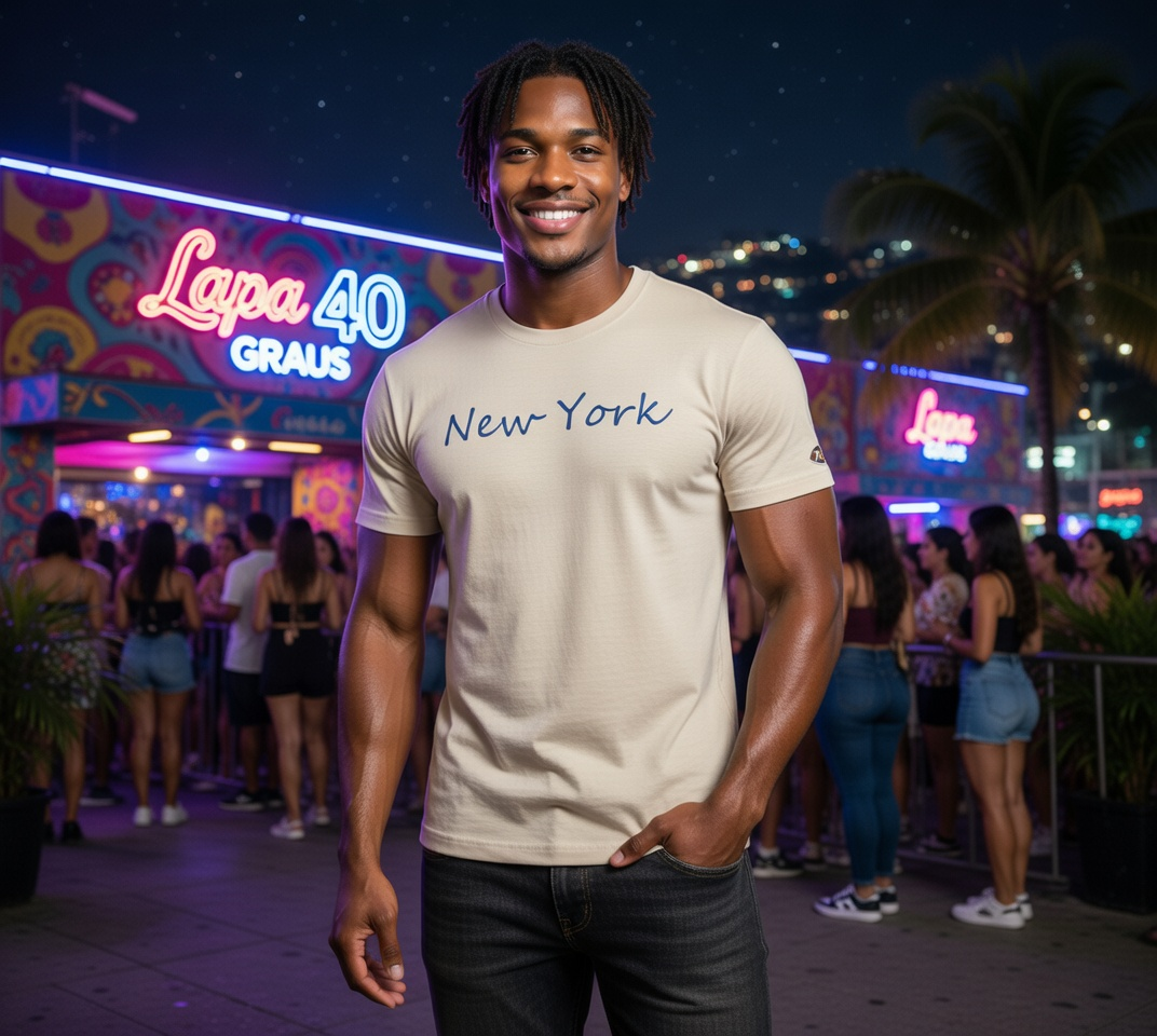 JATINI ONE OF ONE NEW YORK TEE. SIZE-XLARGE