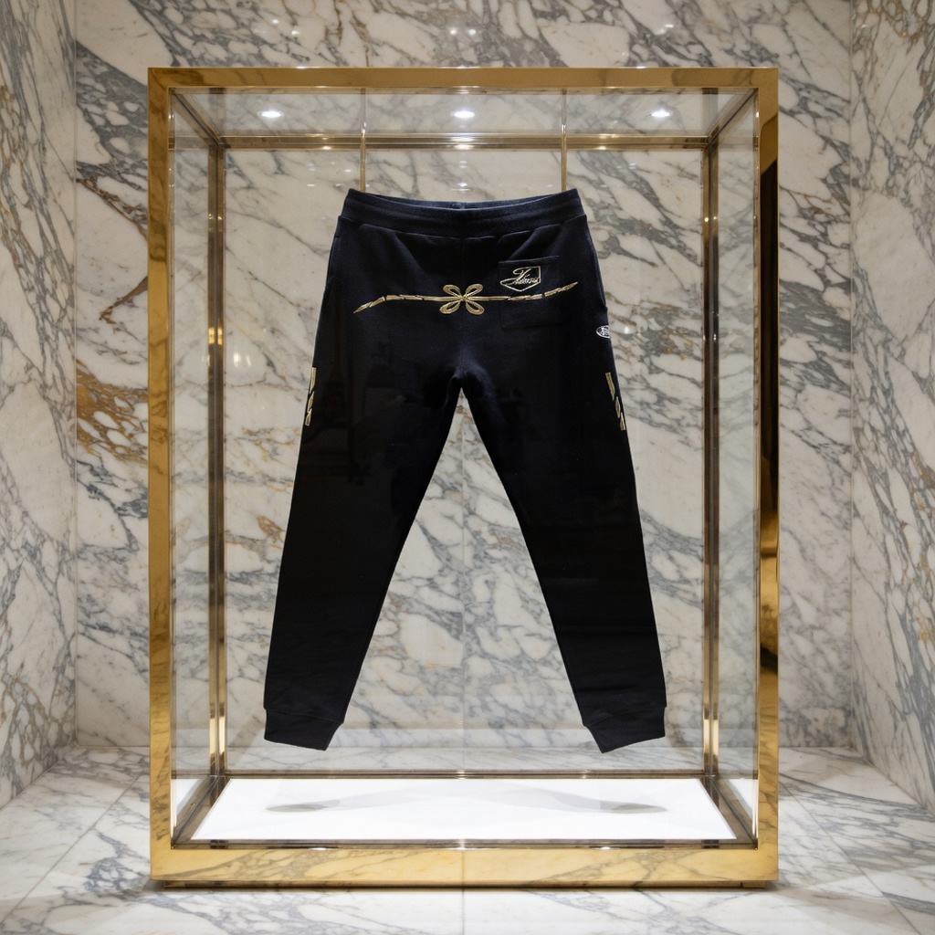 JATINI ONE OF ONE JOGGER PANTS. SIZE-XLARGE