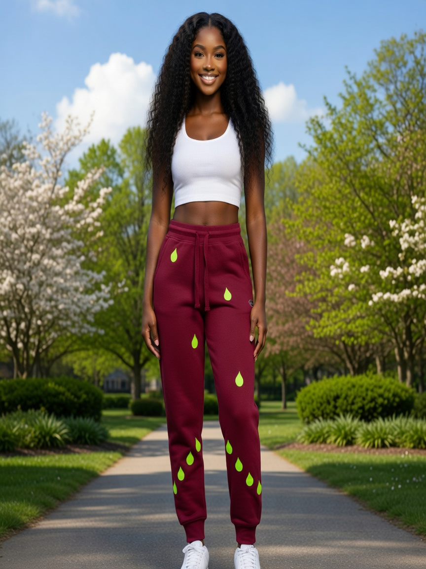 JATINI ONE OF ONE JOGGER PANTS. SIZE-MEDIUM
