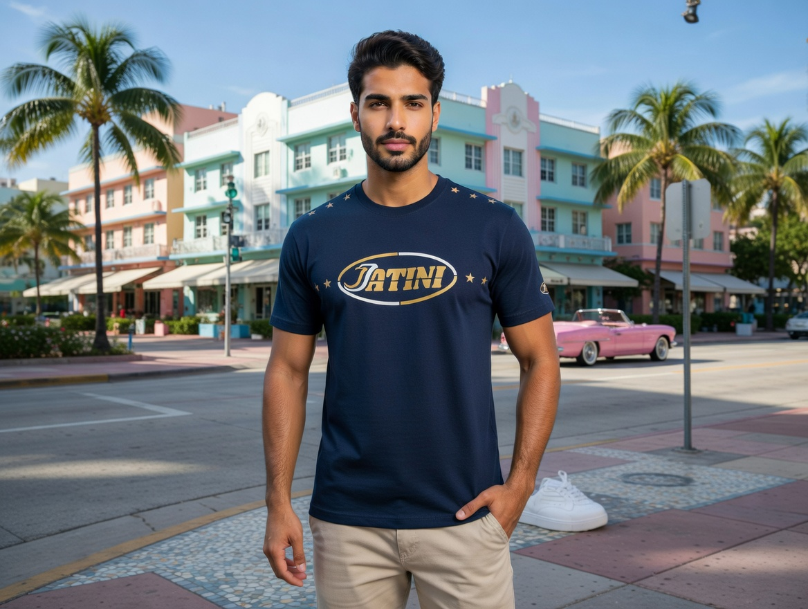 JATINI ONE OF ONE CLASSIC TEE. SIZE -LARGE