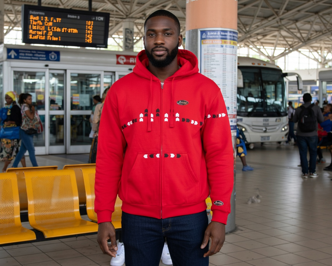 JATINI ONE OF ONE PREMIUM ZIP-UP HOODIE SIZE-XLARGE
