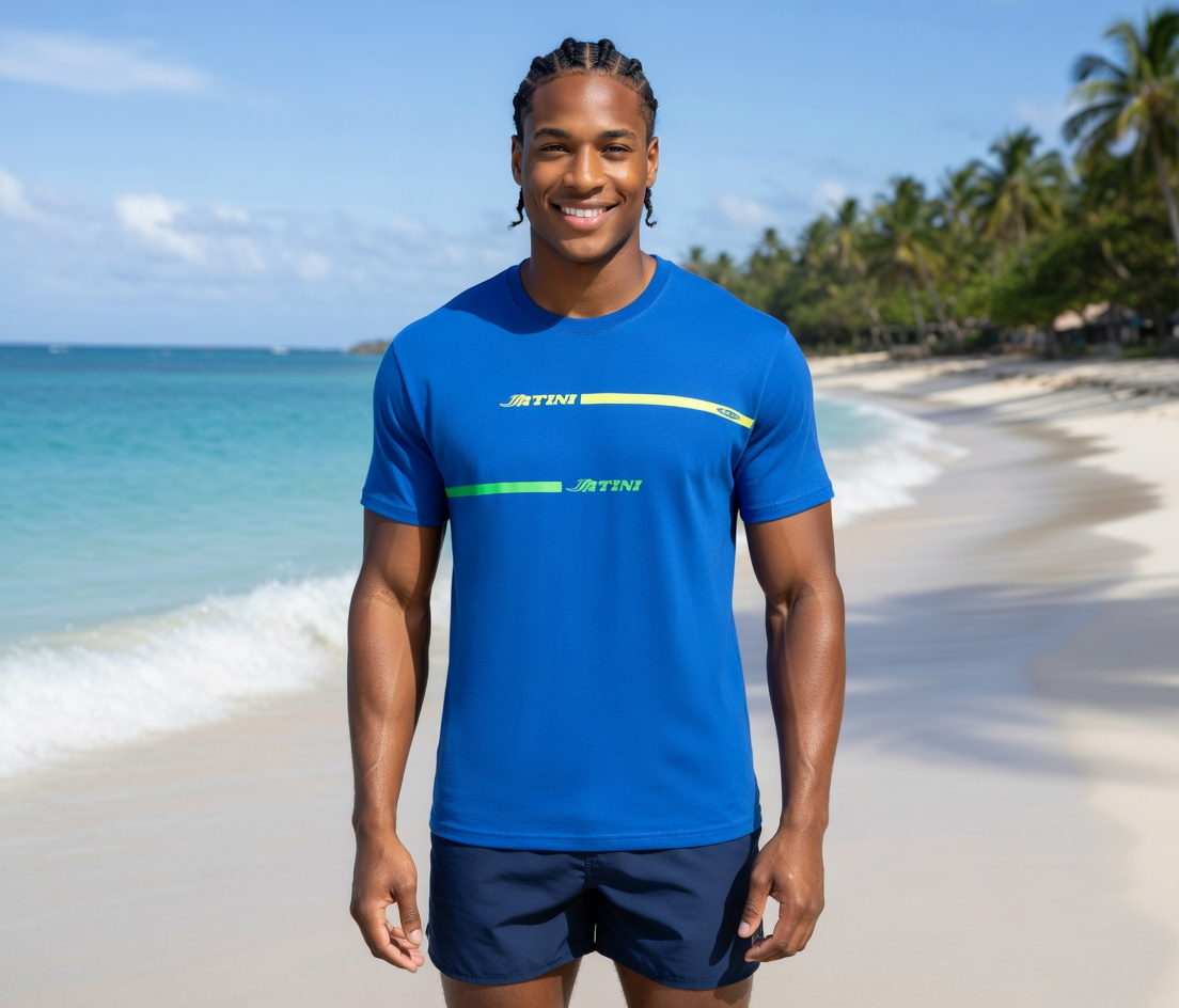 JATINI ONE OF ONE NEON TEE. SIZE 2X-LARGE