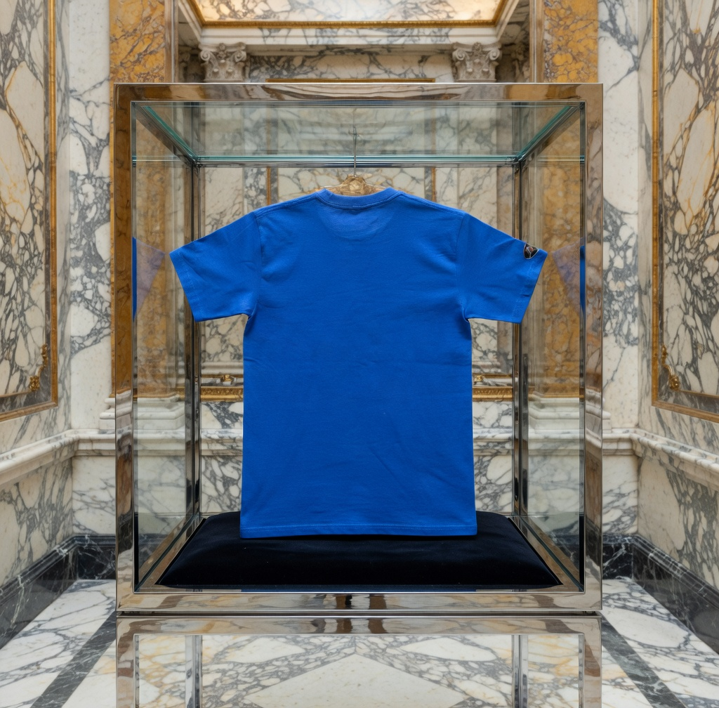 JATINI ONE OF ONE SIGNATURE TEE. SIZE-SMALL